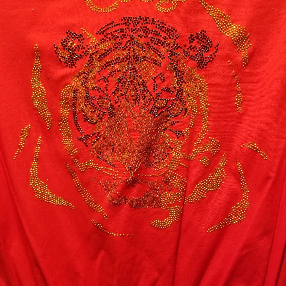 Ladies red COOGI dress